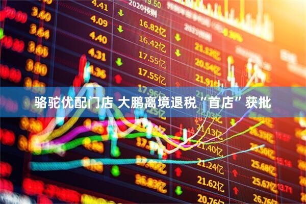 骆驼优配门店 大鹏离境退税“首店”获批
